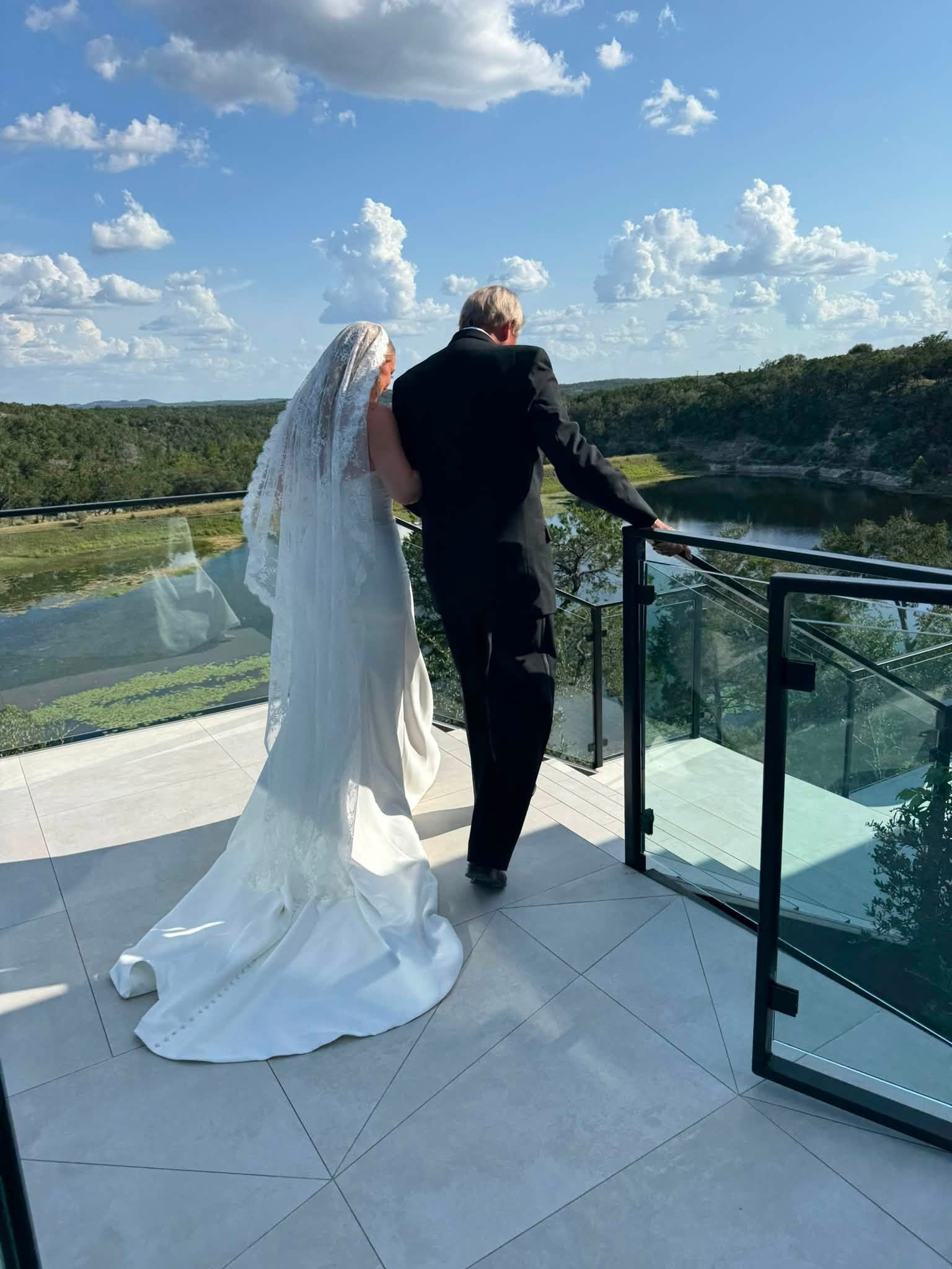 Bride during a quiet wedding moment