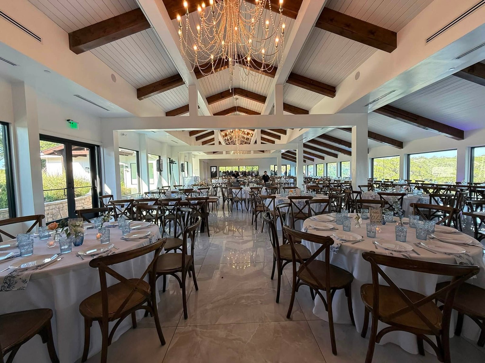 Elegant wedding reception hall